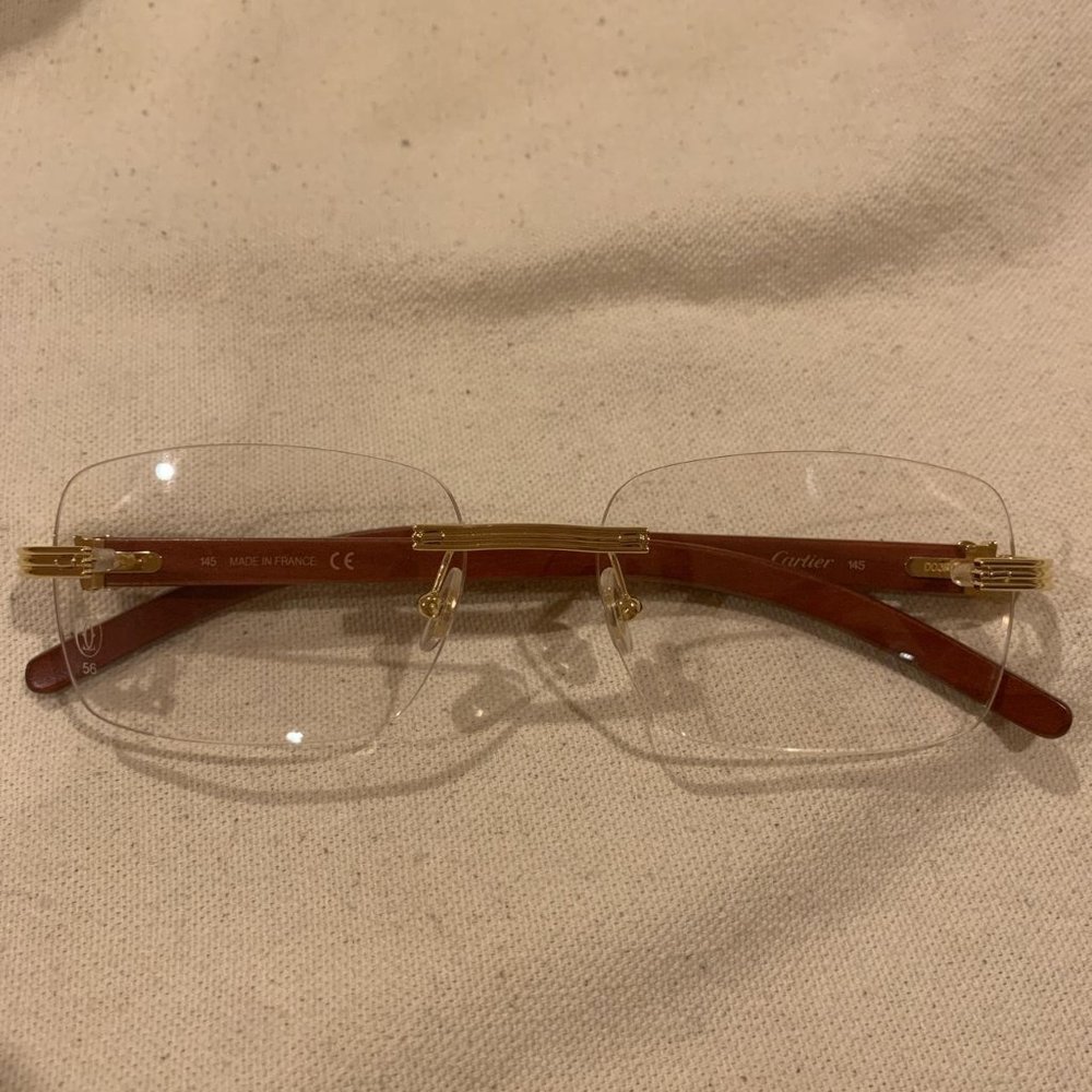 Cartier Wood Sunglasses